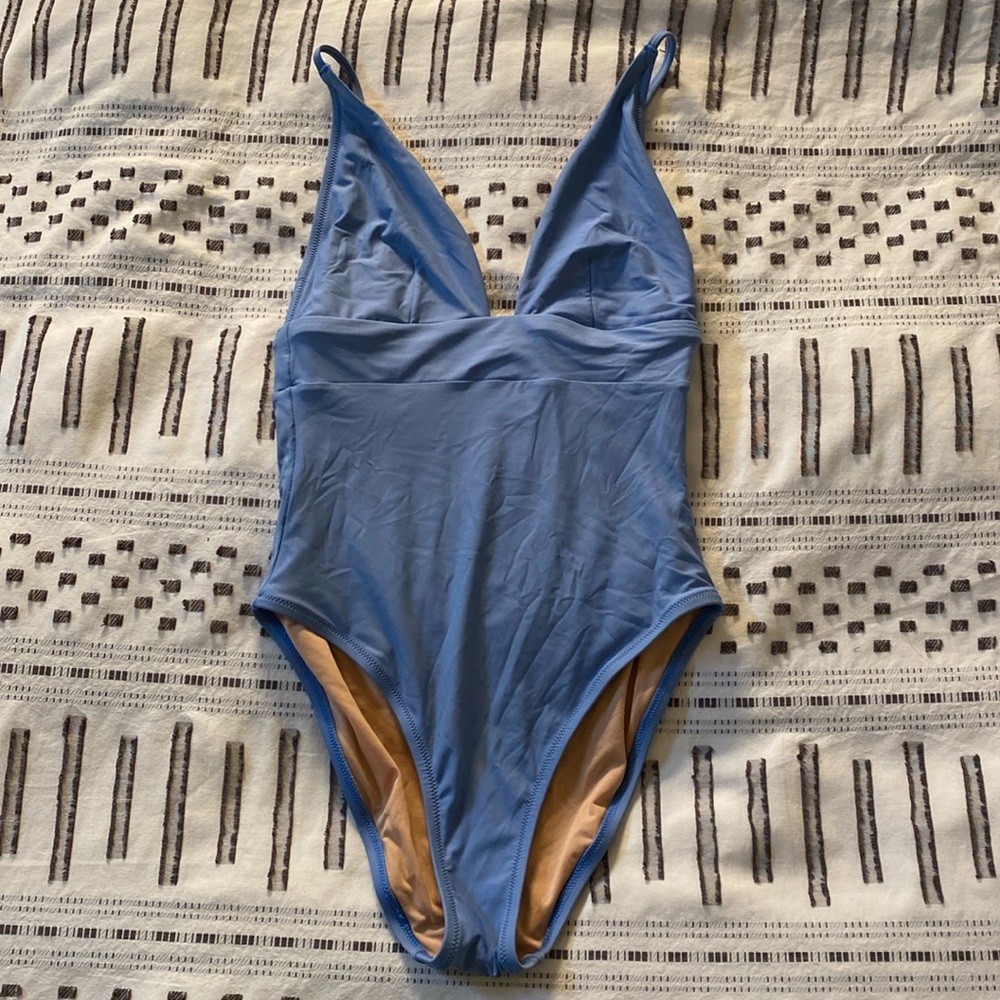 Blue one piece- J Crew